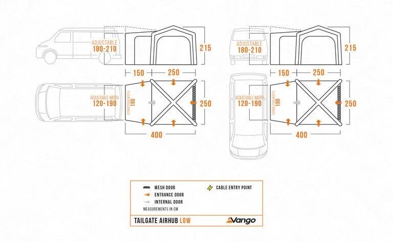 Vango Tailgate Airhub Low 