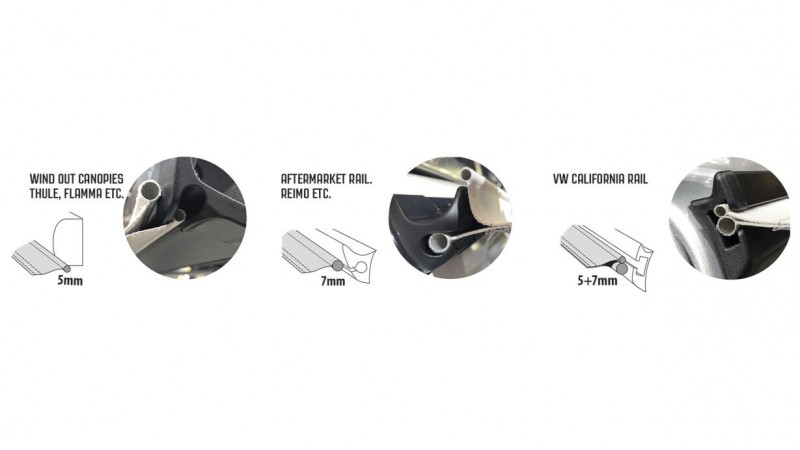 Outwell Dual Beading Connect Set - Drive-away