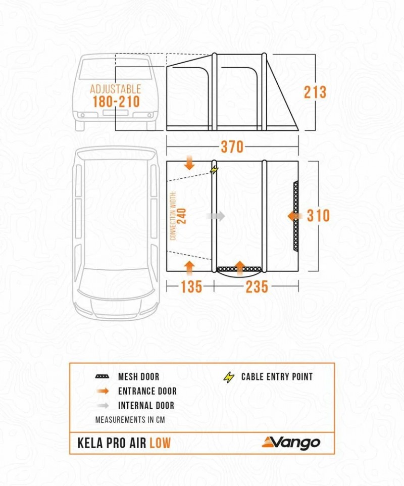 Vango Kela Pro Air Low - Drive Away Awning 
