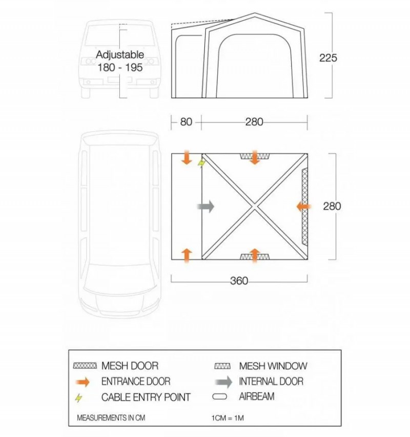 Vango Agora Air VW - Grey