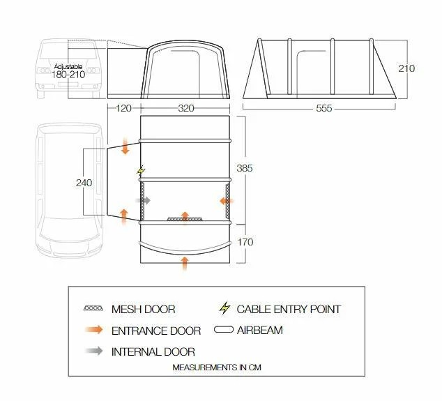 Vango Galli Pro Air Low