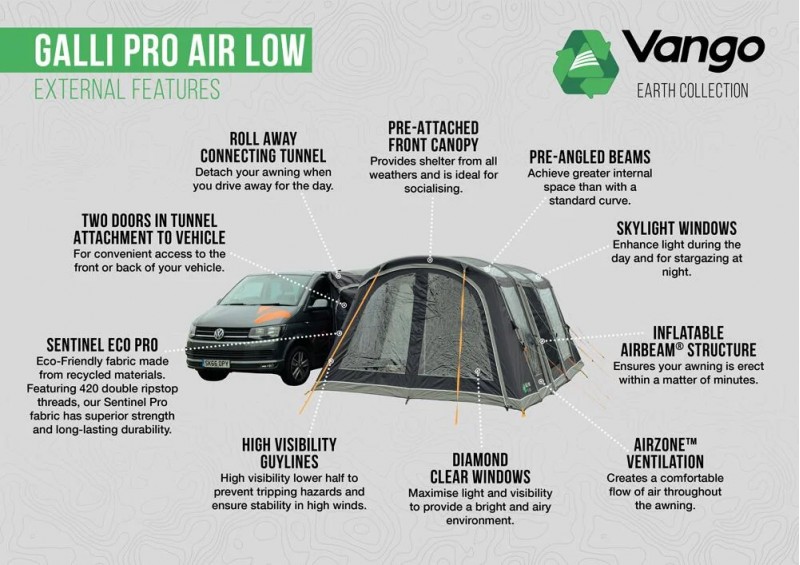 Vango Galli Pro Air Low