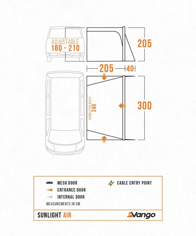 Vango Sunlight Air Awning/Canopy For Camperva